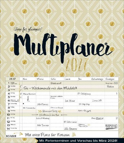 Multiplaner time for glamour - time,