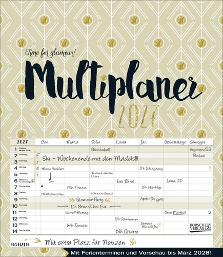 Multiplaner time for glamour - multiplaner,
