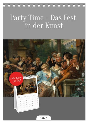 Tischplaner 2027 party time - -,