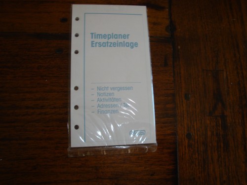 Timeplaner ersatzeinlagwe - timeplaner,
