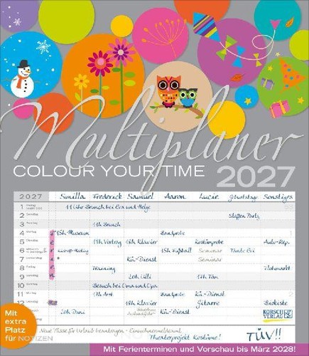 Multiplaner colour your time - -,